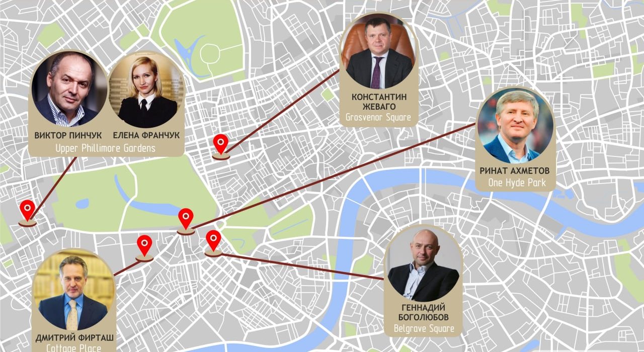 Украинские Олигархи недвижимость в Лондоне